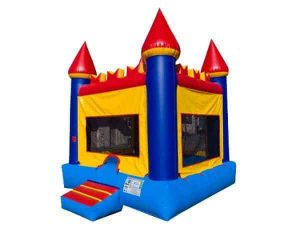 Colorful bounce house