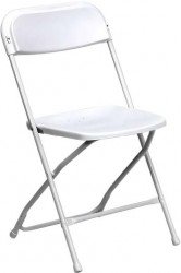 White Folding Chair