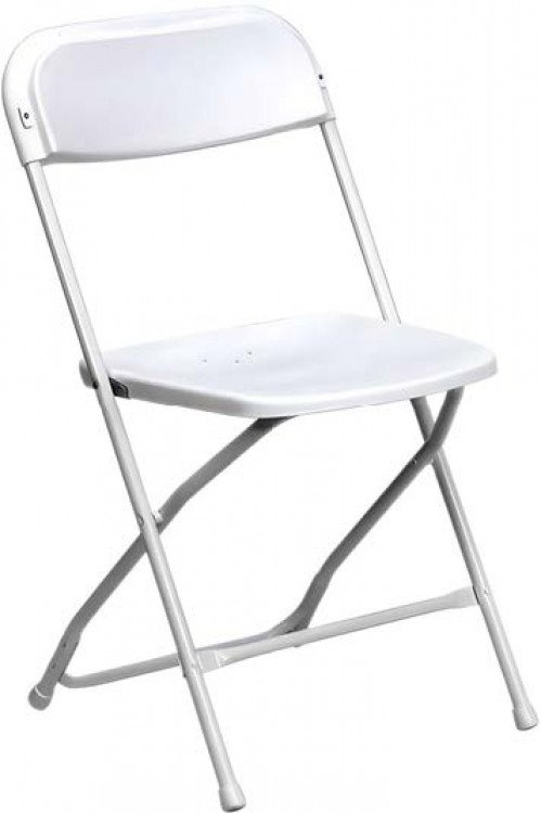 White Folding Chair