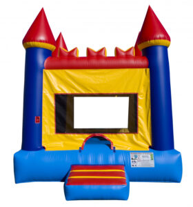 Yellow bounce house castle Livingston nj